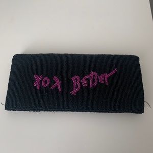 Rare Betsey Johnson sequin clutch